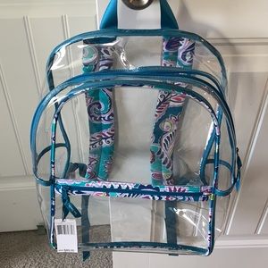 Vera Bradley Essential Clear Backpack NWT